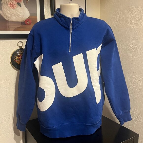 Supreme Other - Supreme Quarter Zip – Royal Blue (Size XL)